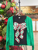 Christmas Glitter Bow Tee