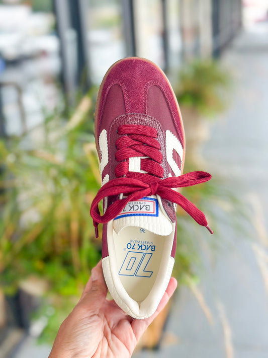 Back 70 Ghost Sneakers in Wine Milk
