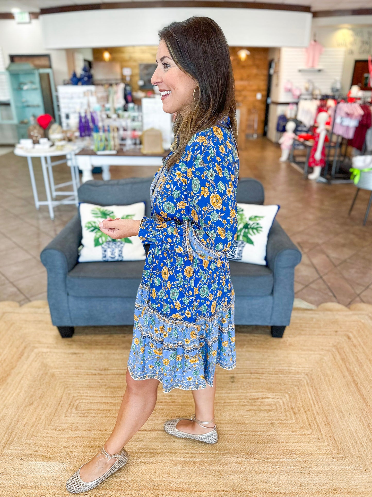 Floral Focus Mini Dress