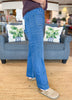 Mica Super High Rise Wide Leg Cropped Jeans