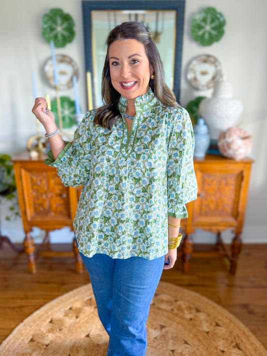 Clara Floral Top