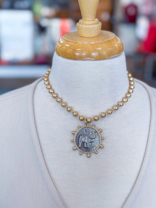 The Athens Beaded Necklace