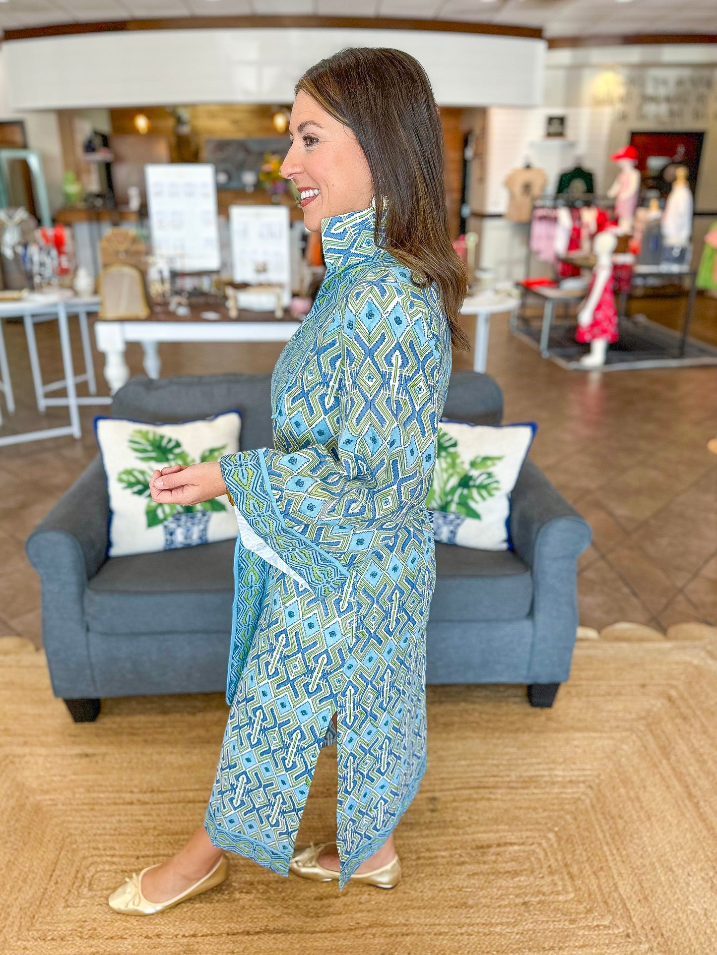 Victoria Dunn Brynn Maxi in Sequoia