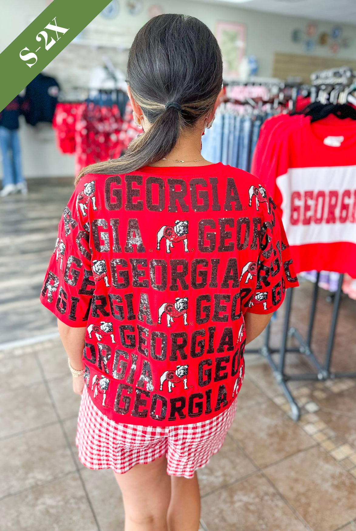 The Georgia Sequin Repeat Tee