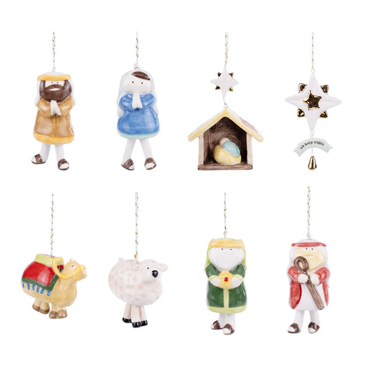 Nativity Ornament Set