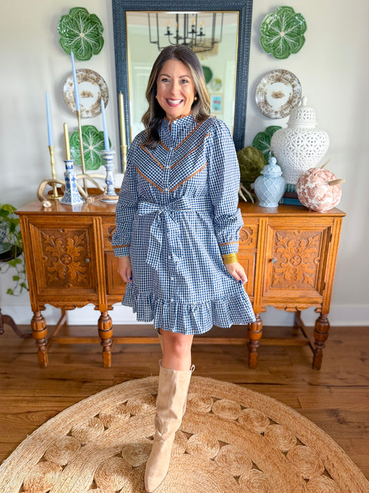 Huntington Check Dress