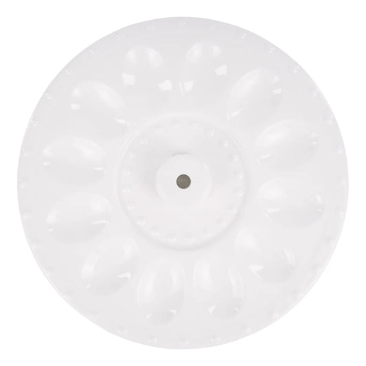 White Egg Plate