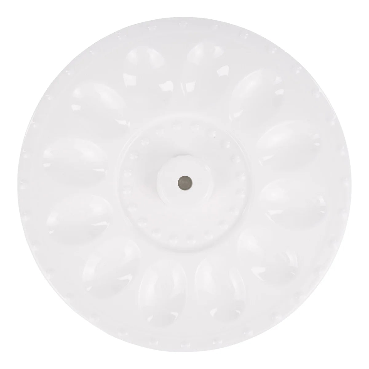 White Egg Plate
