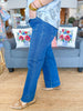 Goldie High-Rise Cropped Wide Leg Jeans
