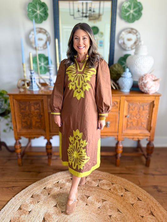 Amber Grove Midi Dress