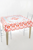 Pop of Poppy Instructional Mahjong Tablecloth