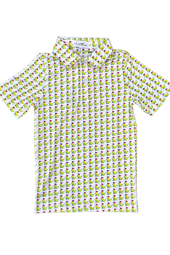 AutiLove Youth Master's Performance Polo in White