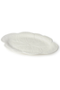 Le Jardin Cabbage 3-D Oval Platter in White