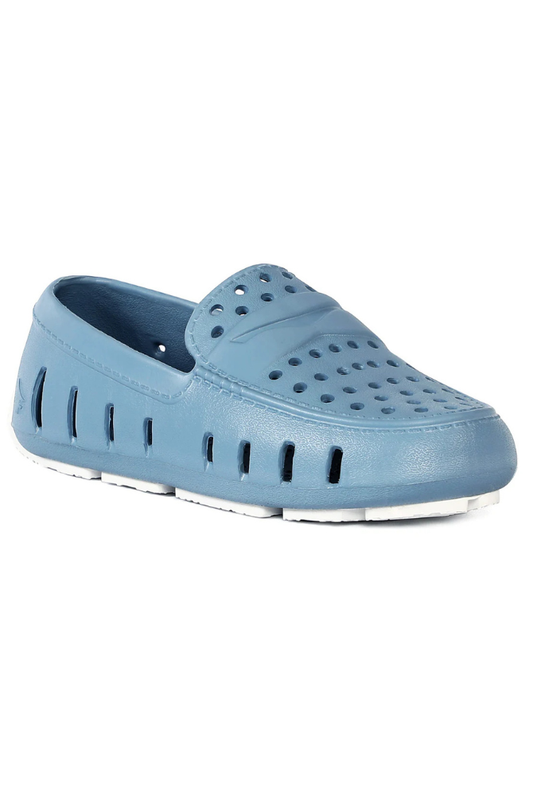 Floafers | Kids' Prodigy Driver Loafers in Spring Lake/Bright White