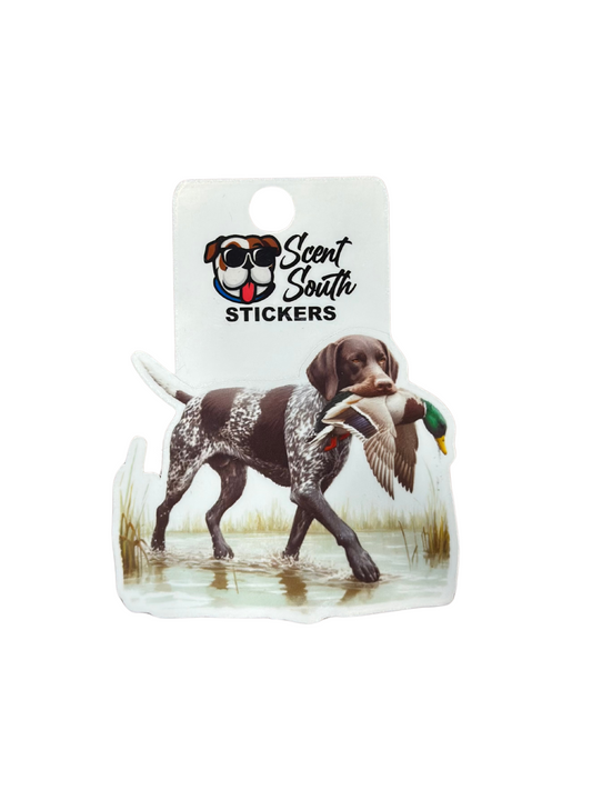 Duck Dog Sticker