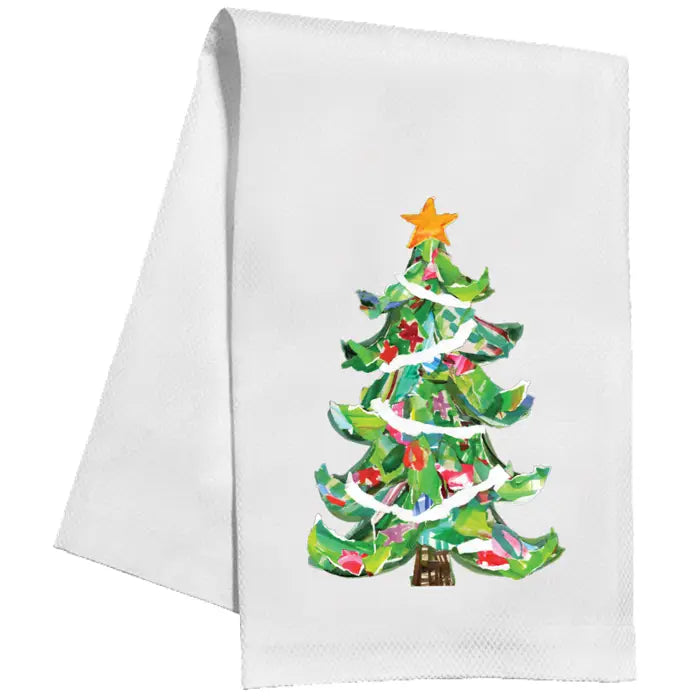 Green Christmas Tree Kitchen Towel