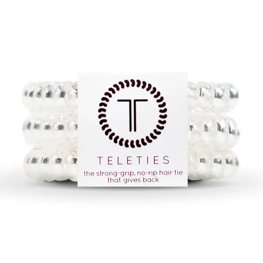 Spiral Hair Coils | Small | Crystal Clear Hair Ties