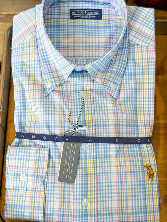 Southern Casanova | Cotton Button Down in Weekender Plaid