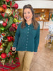 Cozy Staple Cardigan in Hunter Green
