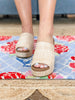 The Estella Platform Sandals in Raffia