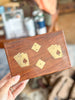 Wood Crafted Playing Card/Dice Game