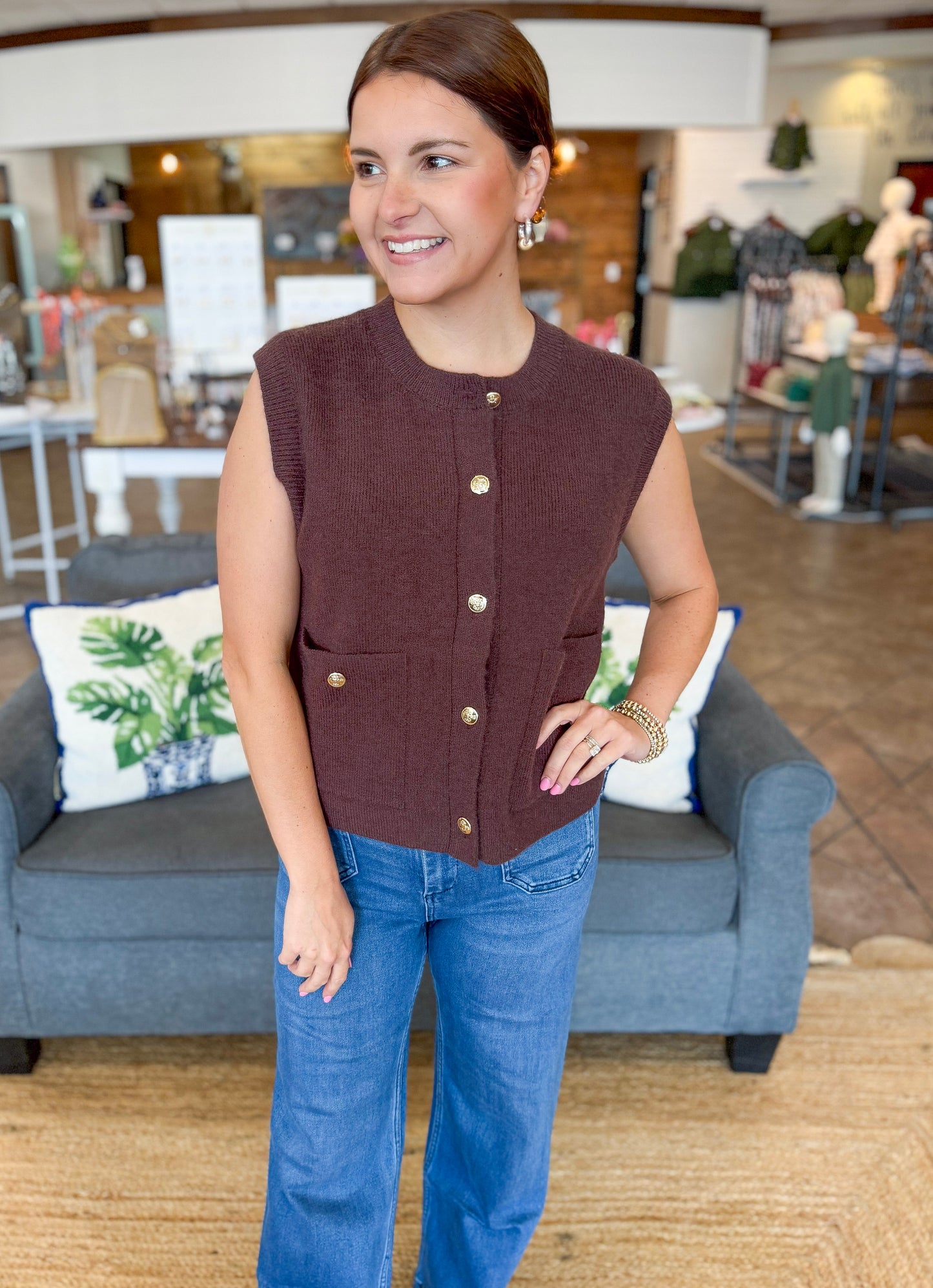 Soft Season Sweater Vest Top