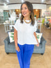 The Olivia Round Neck Tee in White