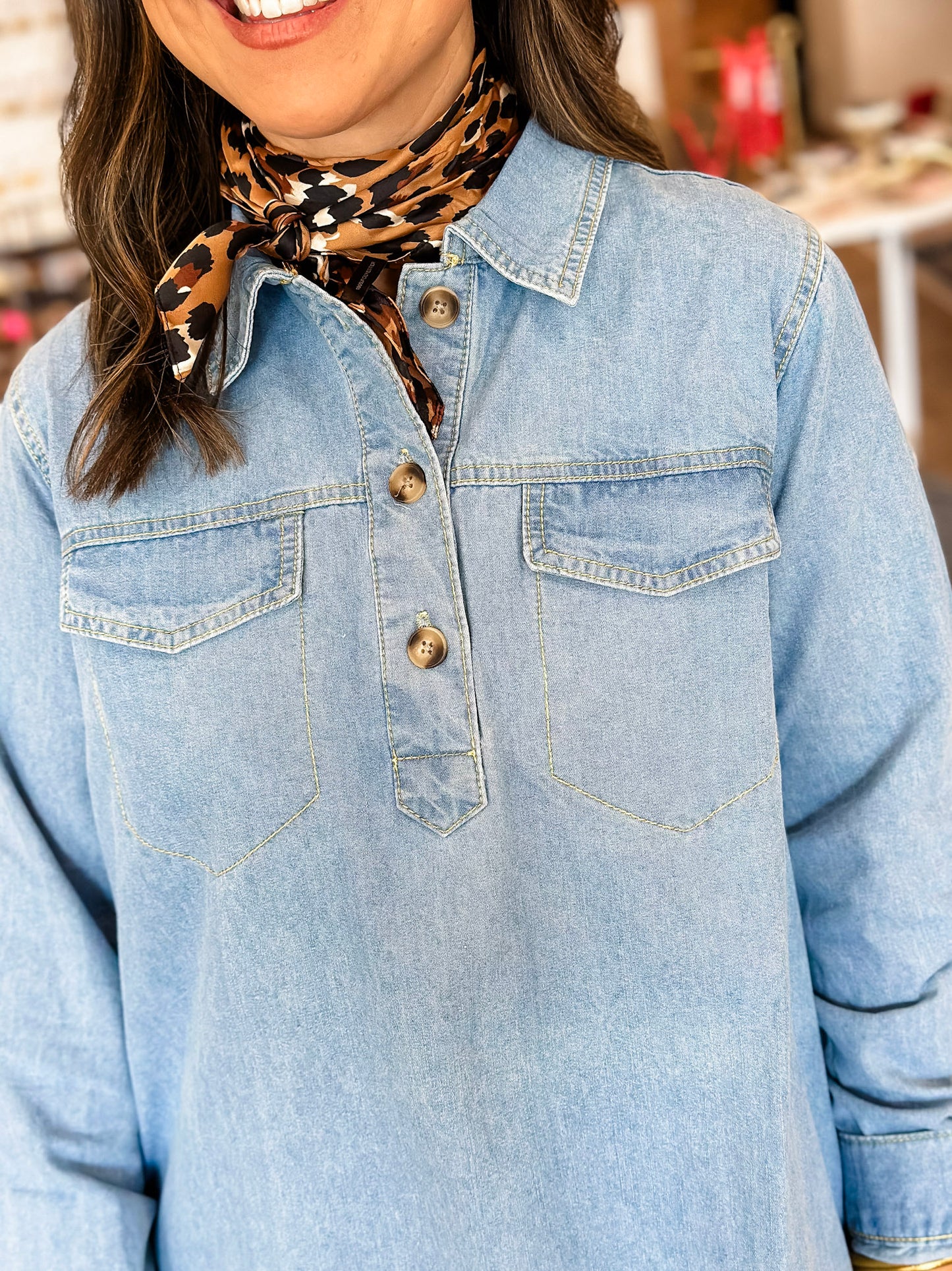 The Sutton Denim Dress