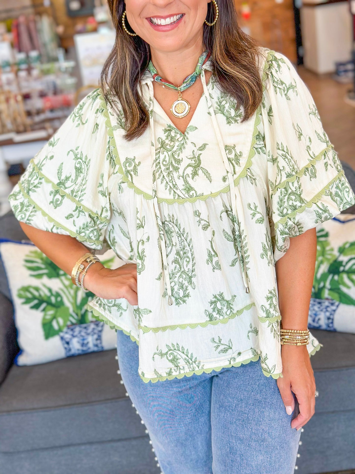 Looking Ahead Floral Top