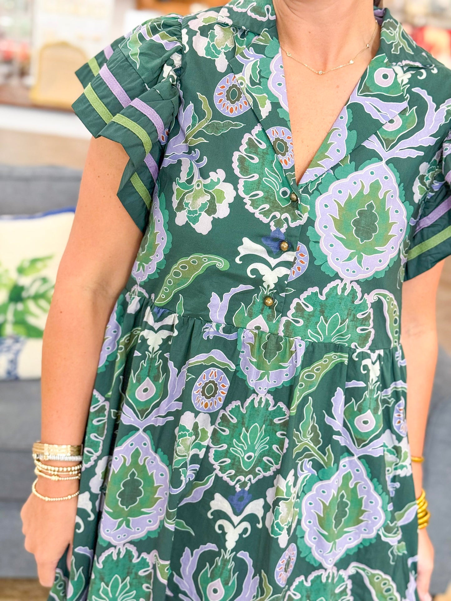 Moss & Moonlight Dress in Green