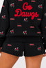 Brianna Cannon | Georgia Embroidered Fleece Shorts