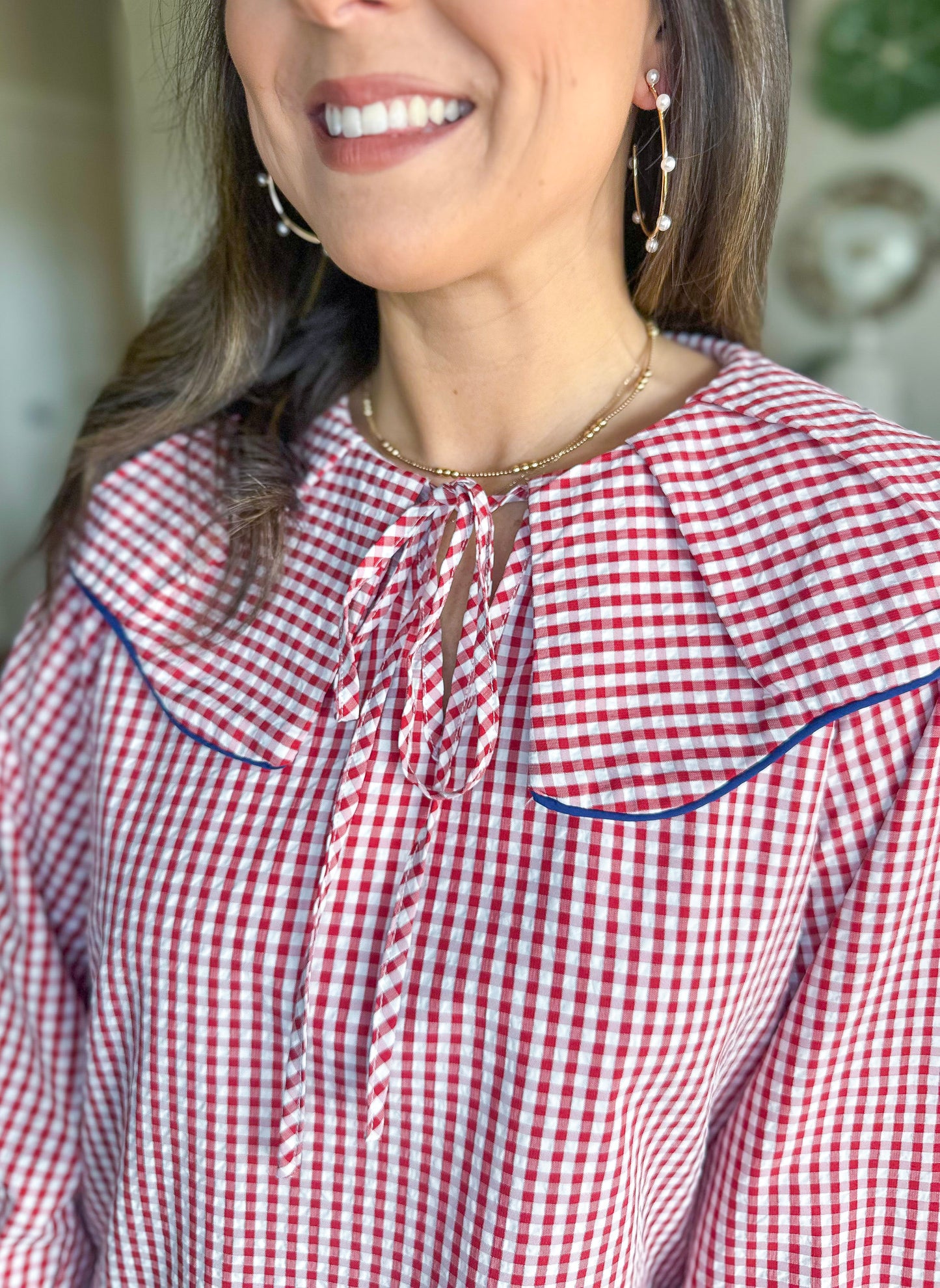 The Chic Collective Top in Red