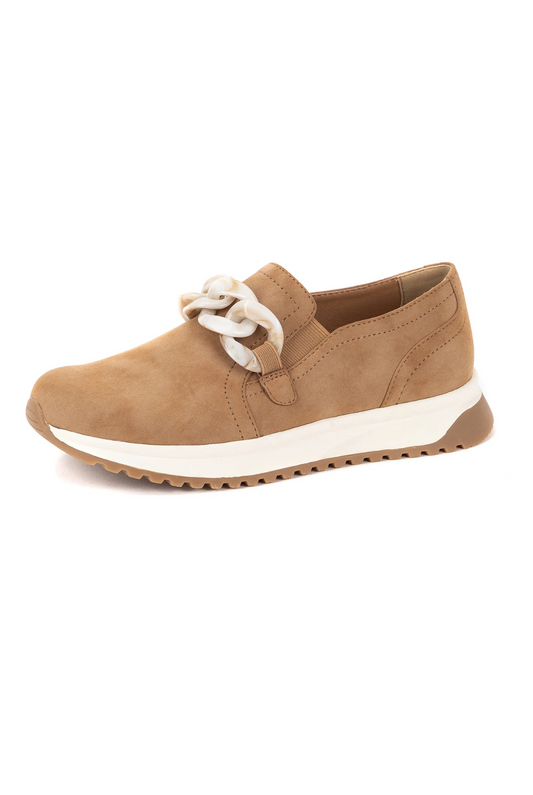 Rory Slip-On Loafer in Almond