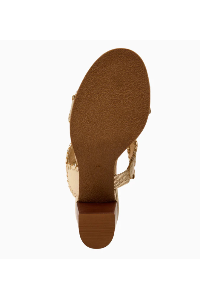 Jack Rogers | Lauren Mid Heel in Platinum