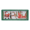 Santa Sleigh Scene Small Framed Board