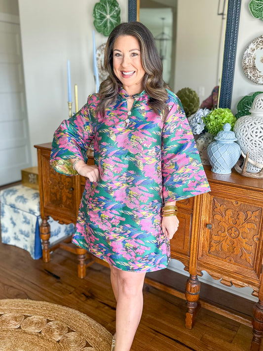 Brianna Cannon Caftan in Baroque Brush Strokes