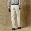 Duck Head | Classic Fit Pinpoint Canvas Five-Pocket Pant in Stone