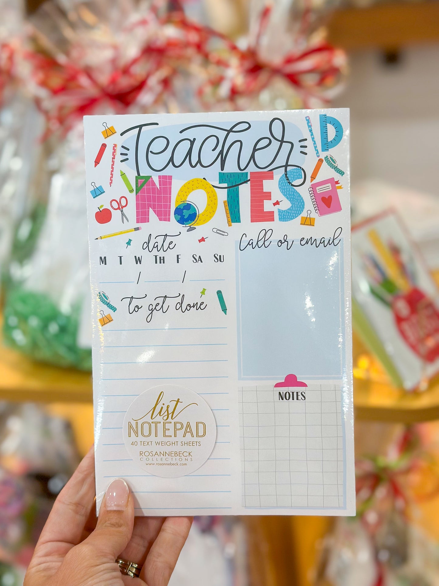 Teacher Notes Large Notepad