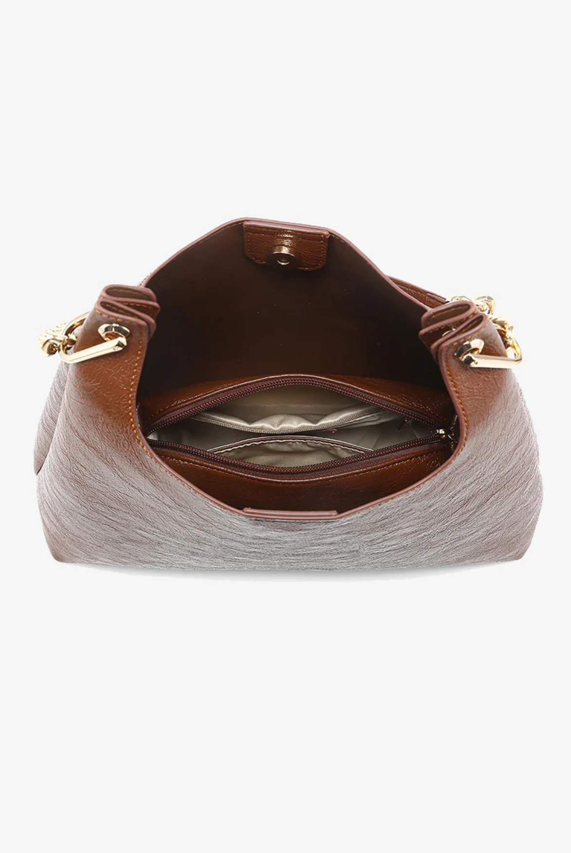 Birch Vegan Gloss Shoulder Bag