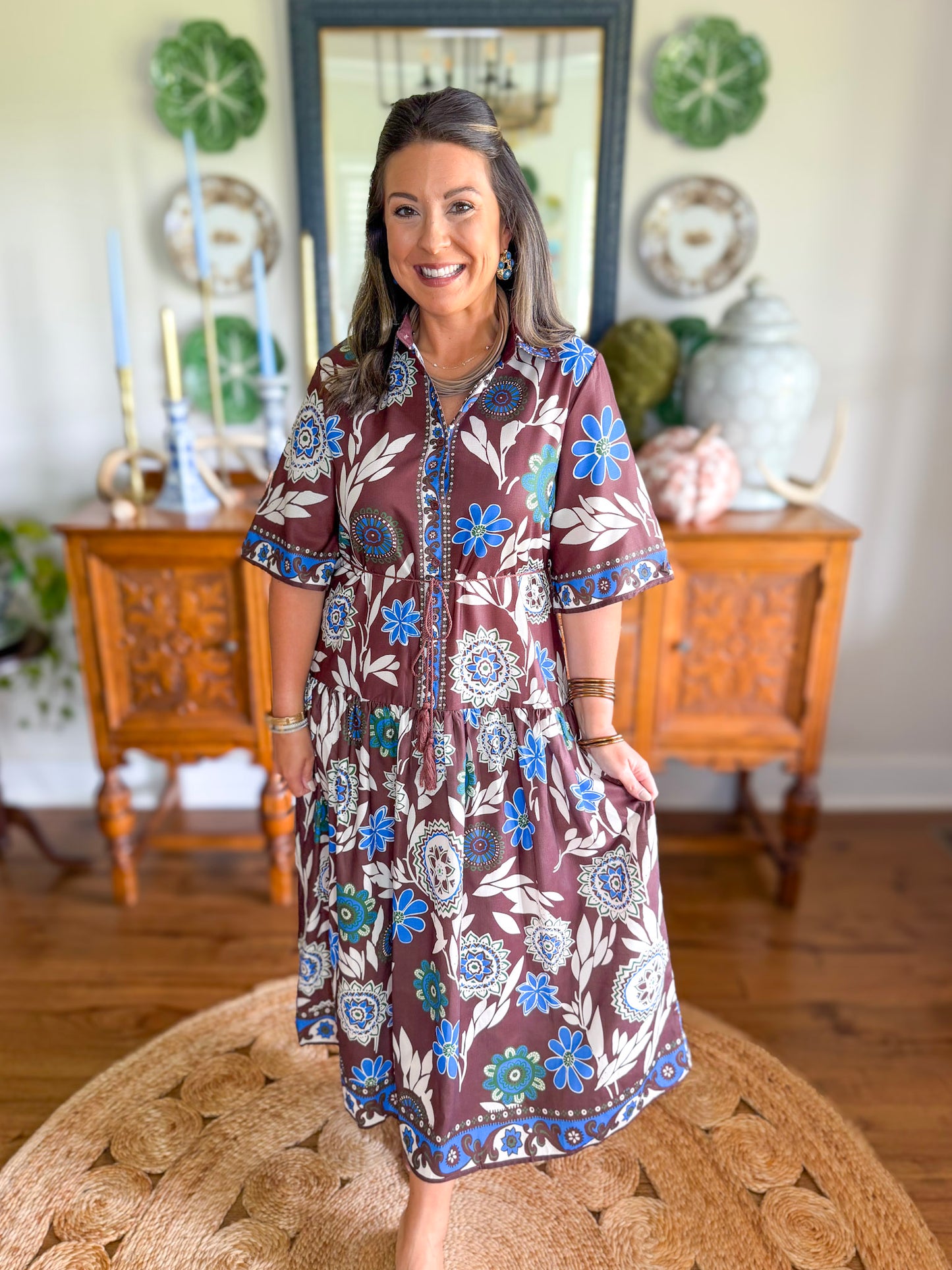 Westbury Garden Maxi Caftan