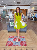 Crosby Declan Dress in Grasshopper
