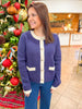 Winterfell Cardigan in Navy