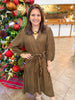 Golden Garland Mini Dress