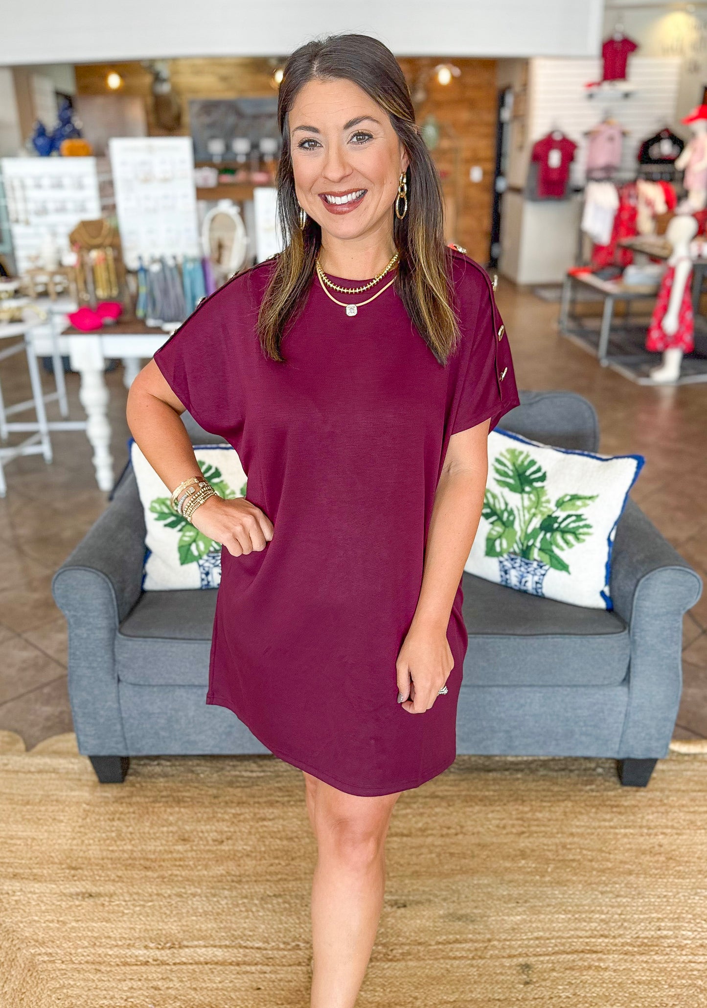 Evermore Elegance Mini Dress