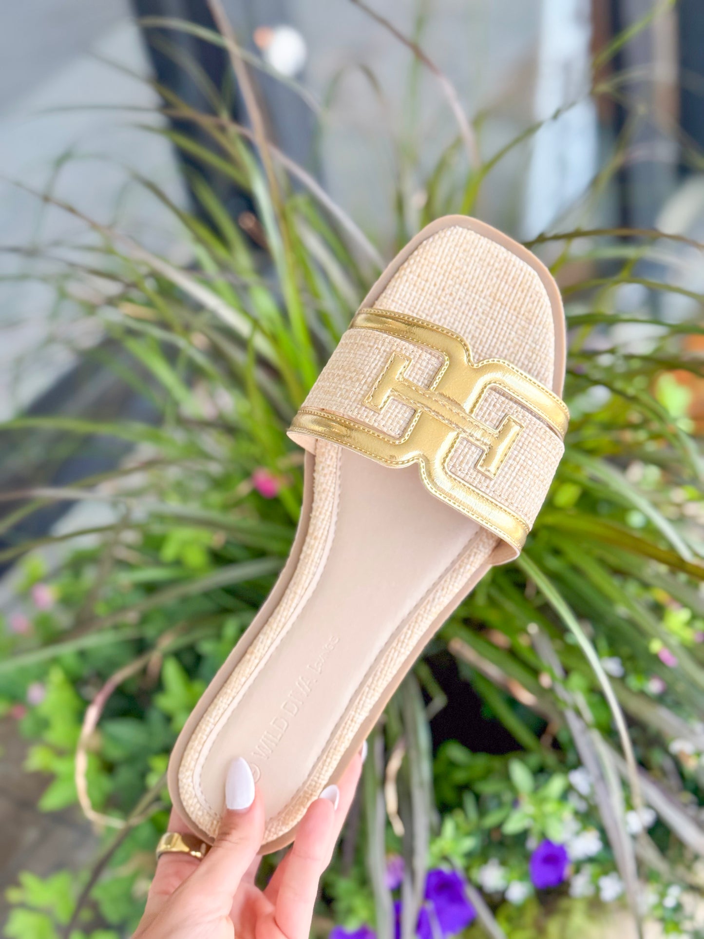 The Rachel Sandals in Gold
