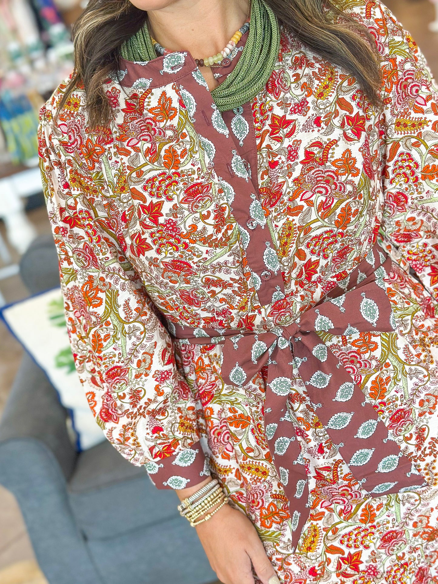 Strolling Through Fall Midi Dress