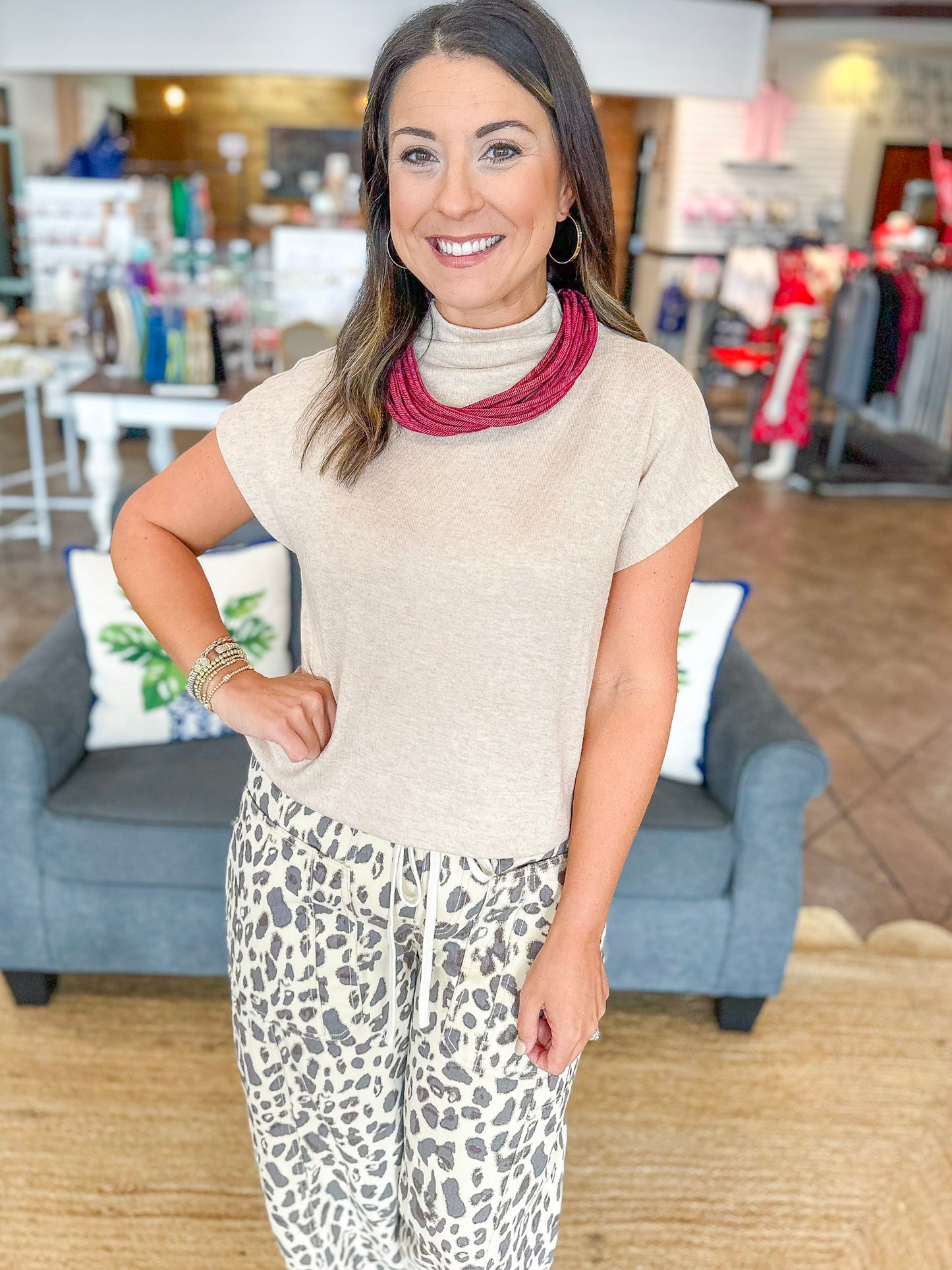 Simply Styled Mockneck Top