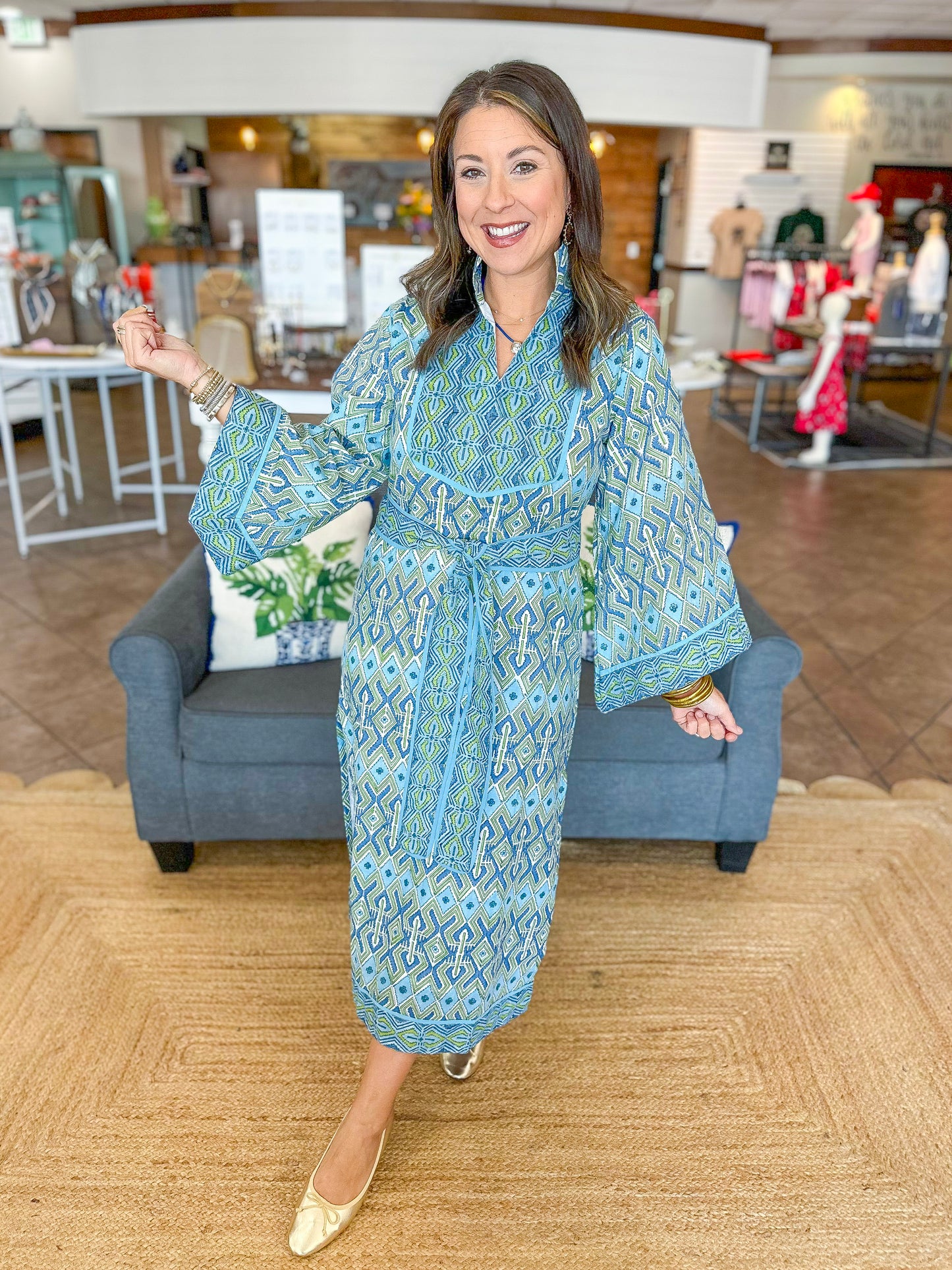 Victoria Dunn Brynn Maxi in Sequoia