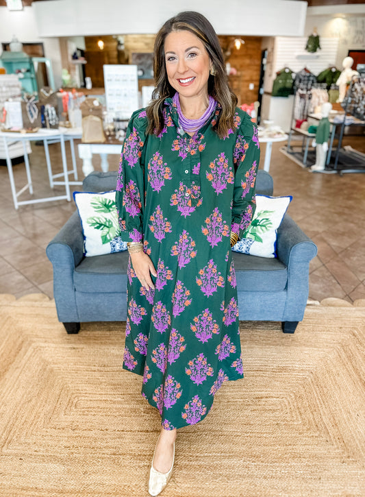 Blissful Blooms Midi Dress