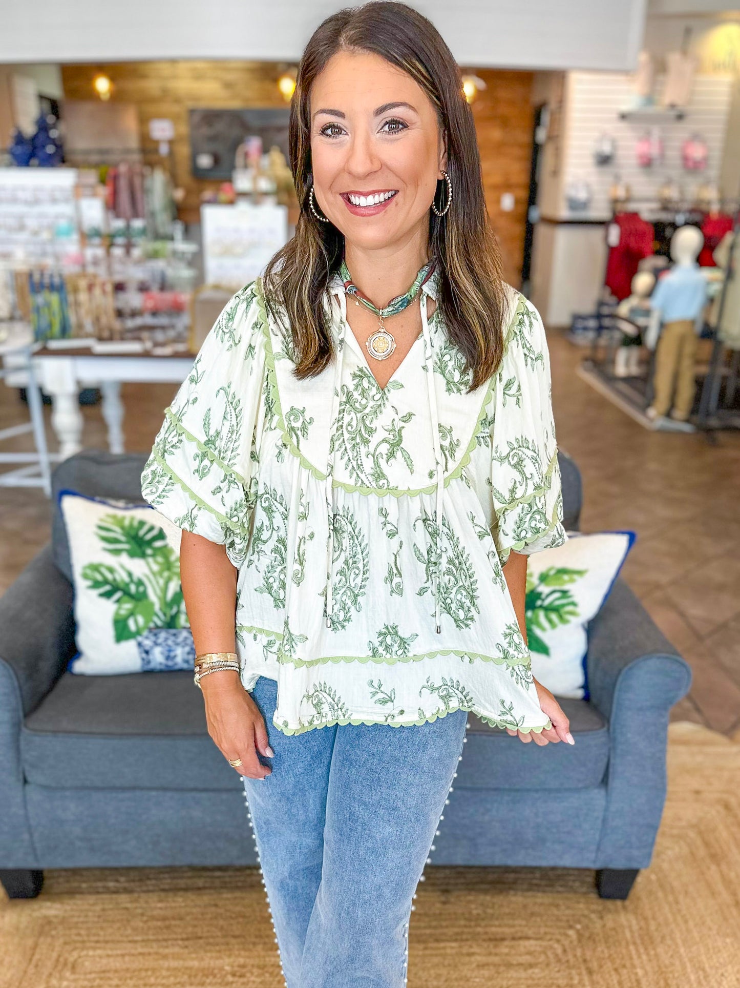 Looking Ahead Floral Top